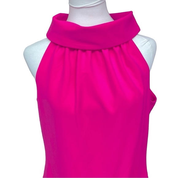 Sail To Sable High Neckline Halter Dress - Picture 2 of 5